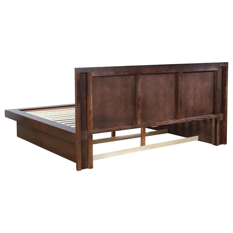 Jessica 5-piece Eastern King LED Bedroom Set Cappuccino by Unique Piece Furniture