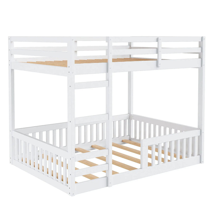 Stylish Bunk Bed With Ladder And Guardrails by HouseOfZazla