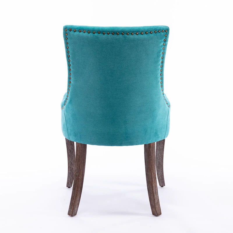 Ultra - Side Dining Chair, Nail Head (Set of 2) by Unique Piece Furniture