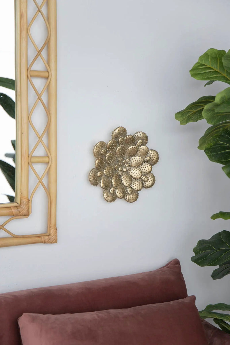 Resin Succulent Wall Plaque by Unique Piece Furniture