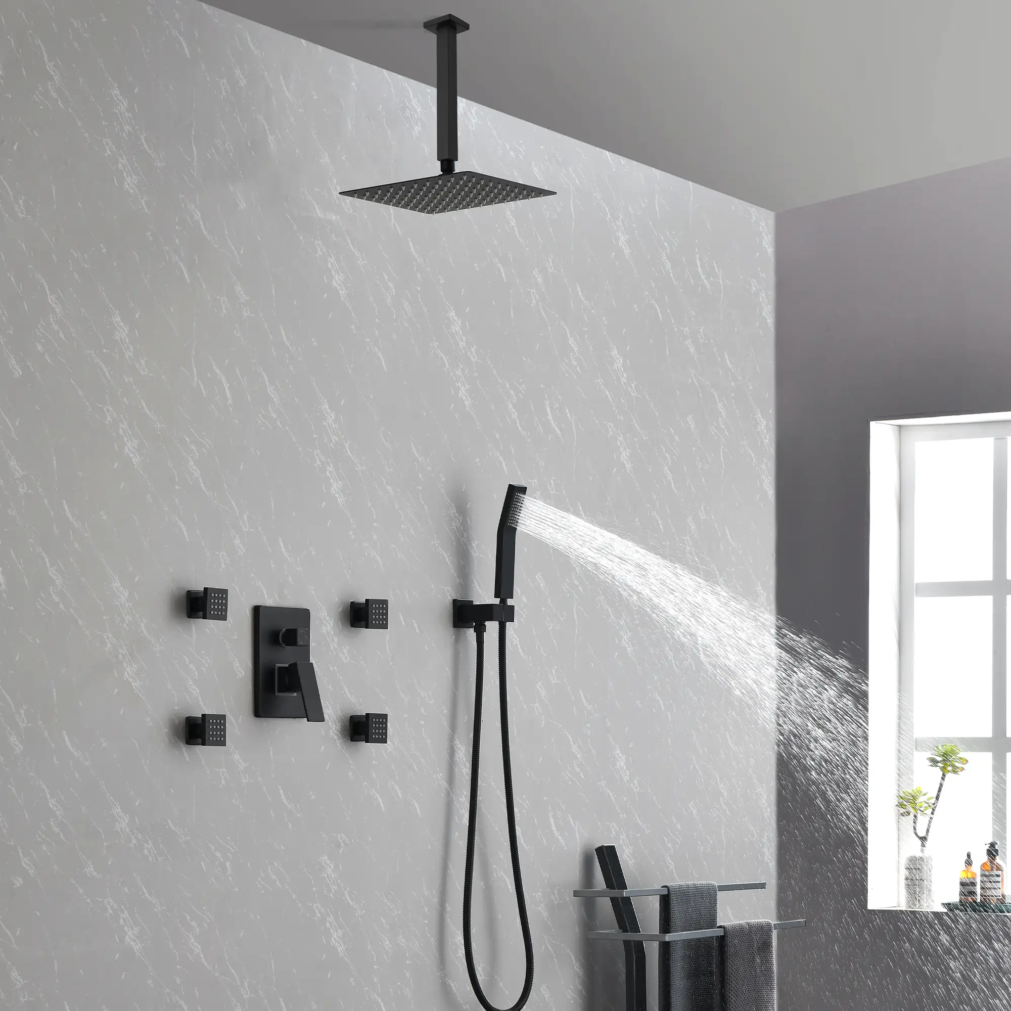 10-Inch Matte Shower System by HouseOfZazla