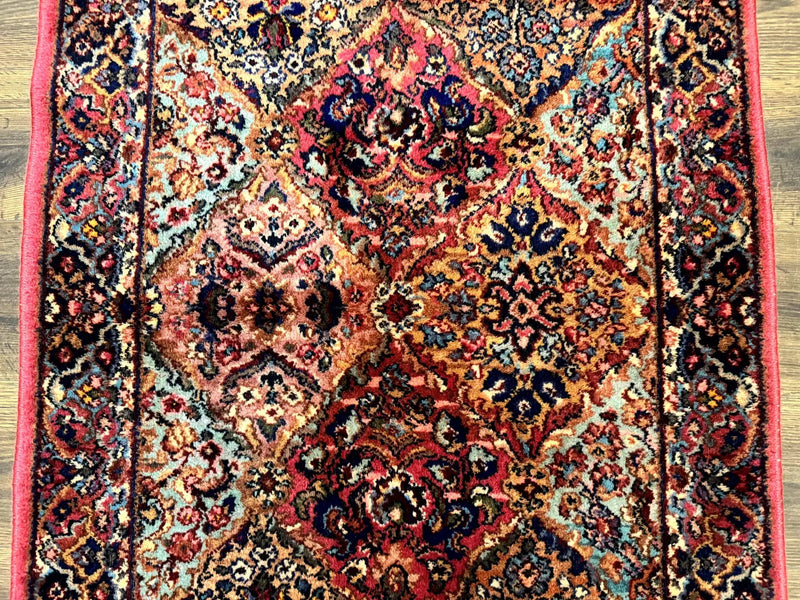 Karastan Rug 3x5 Multicolor Panel Kirman #717, Original 700 Series, Wool Pile, Discontinued by Jewel Rugs