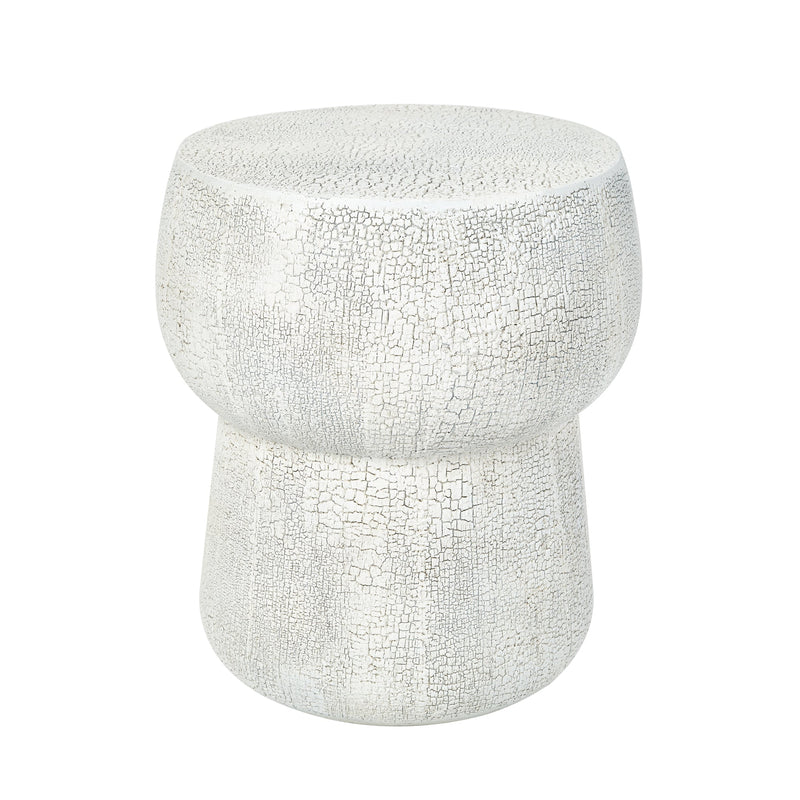 U_Style Outdoor Patio Accent Table With Crack Process by HouseOfZazla