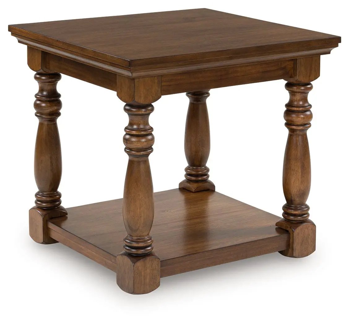 Sturlayne - Rectangular End Table - Brown by Unique Piece Furniture