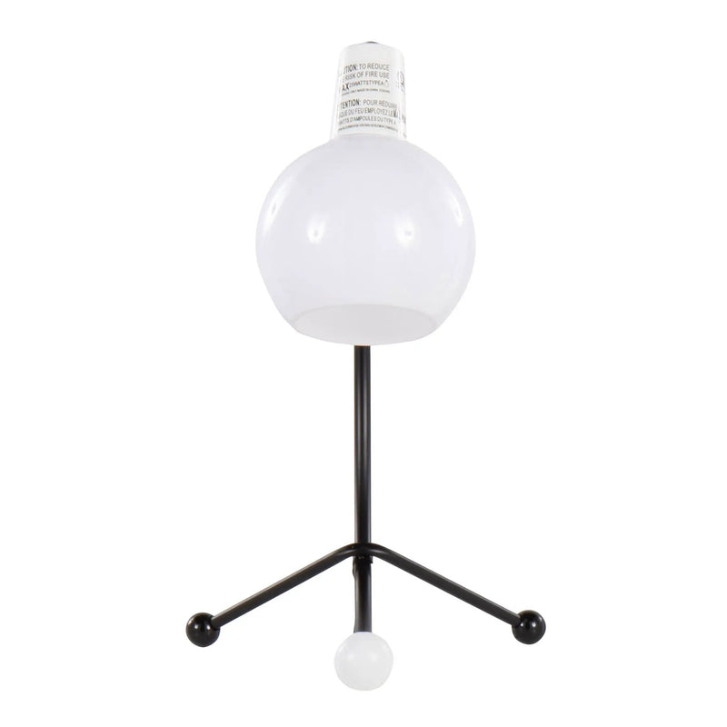 Eileen - Contemporary Task Lamp - Black / White by HouseOfZazla