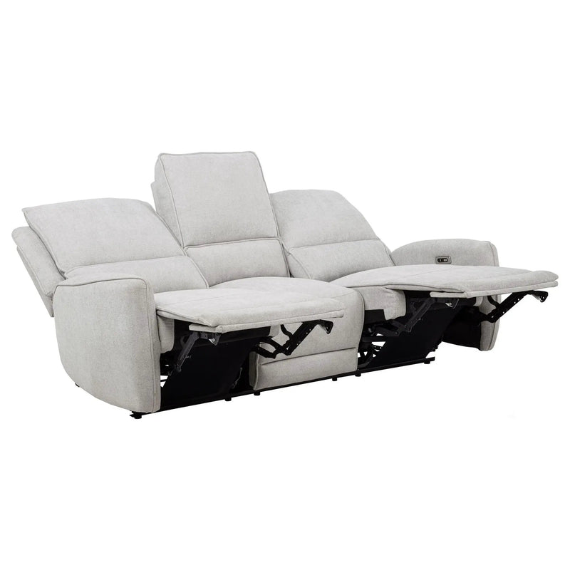 Sylmar 2-piece Chenille Power Reclining Sofa Set Dove Grey by Unique Piece Furniture