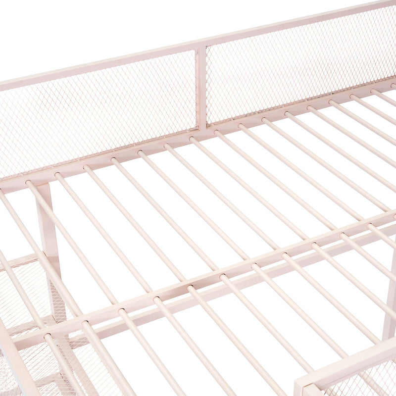 Loft Bed With 4 Tier Shelves And Storage by HouseOfZazla