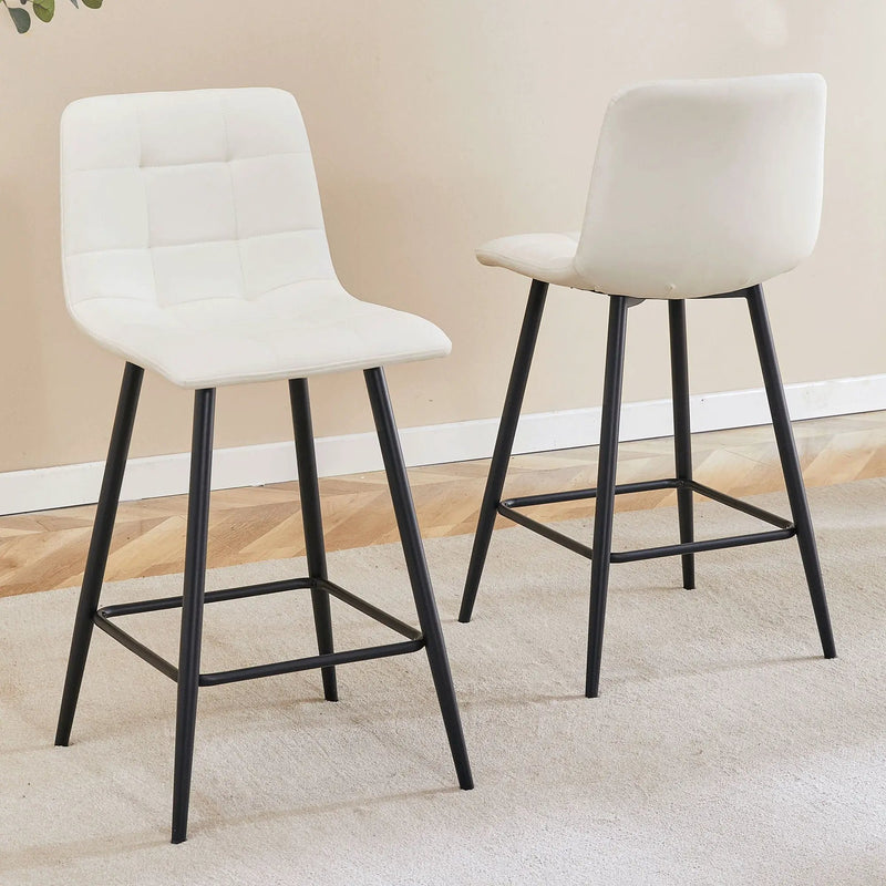 Bar Chair Set Comfortable With Metal Legs And Ergonomic Design by Unique Piece Furniture