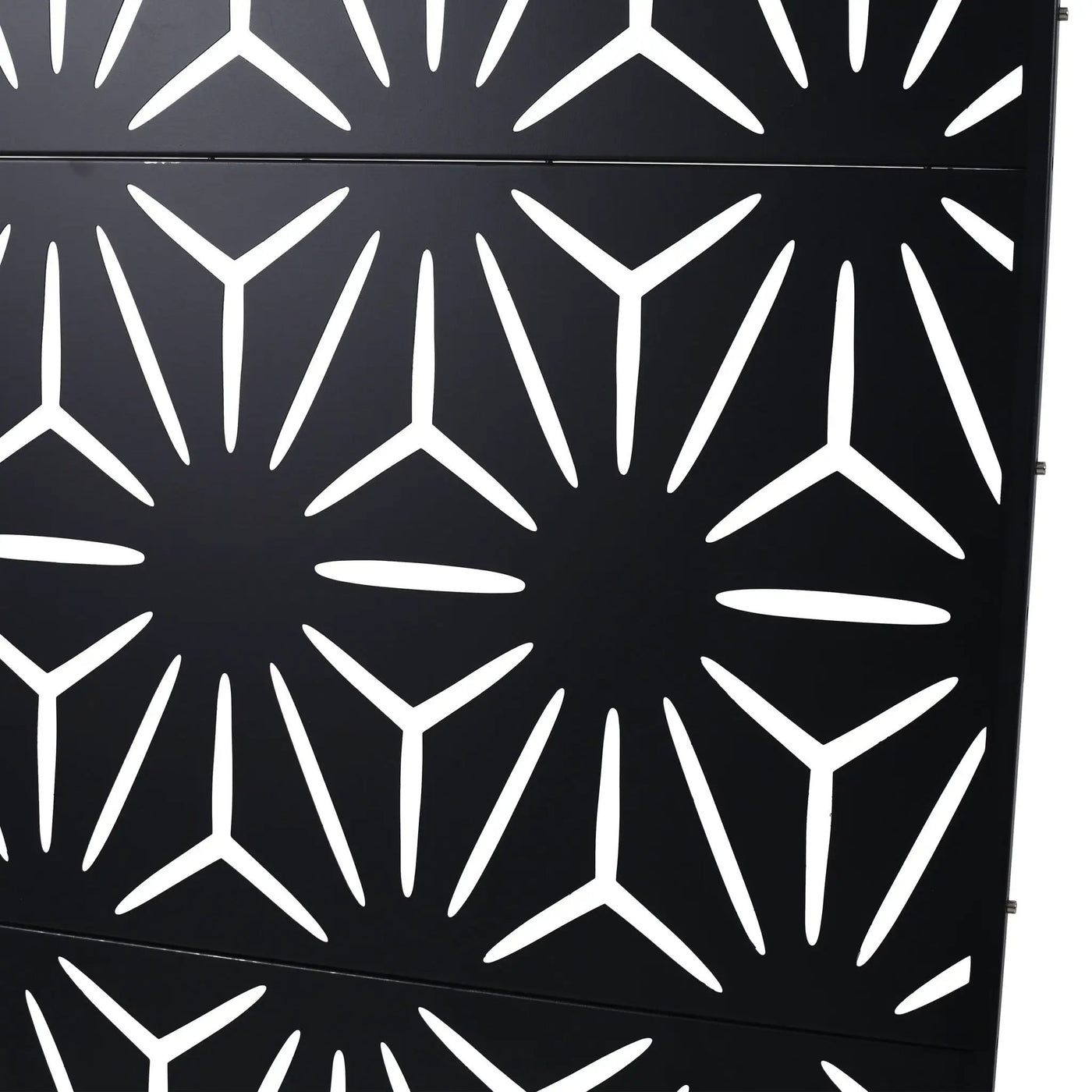 Outdoor & Indoor Metal Privacy Screen, Freestanding Decorative Panels by HouseOfZazla