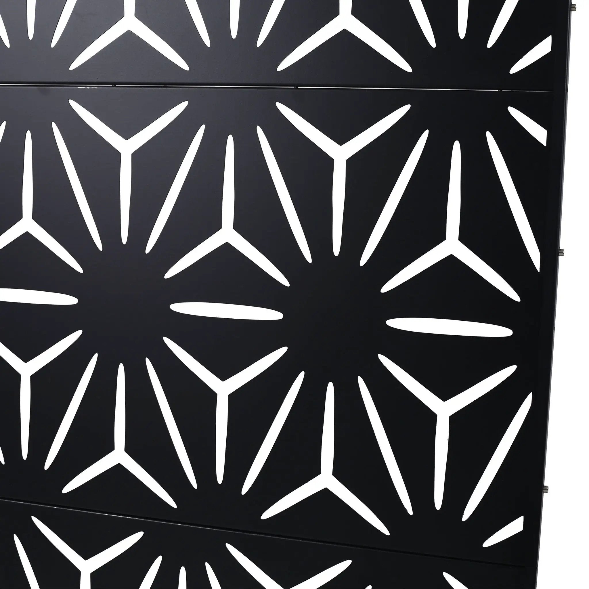 Outdoor & Indoor Metal Privacy Screen, Freestanding Decorative Panels by HouseOfZazla