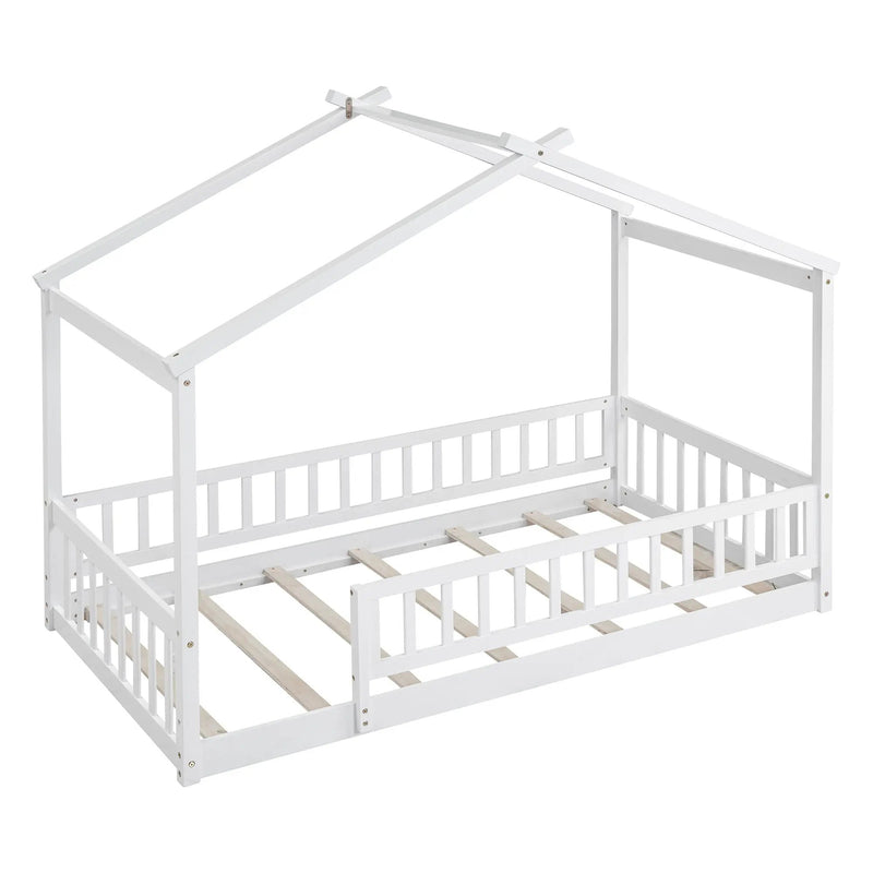 Bed House Bed Frame With Fence by Unique Piece Furniture