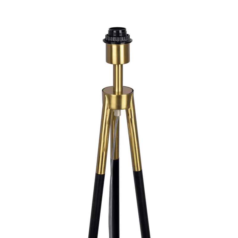Sway - Floor Lamp With On / Off Switch Triple Legs Shade - Black / Gold / White by Unique Piece Furniture