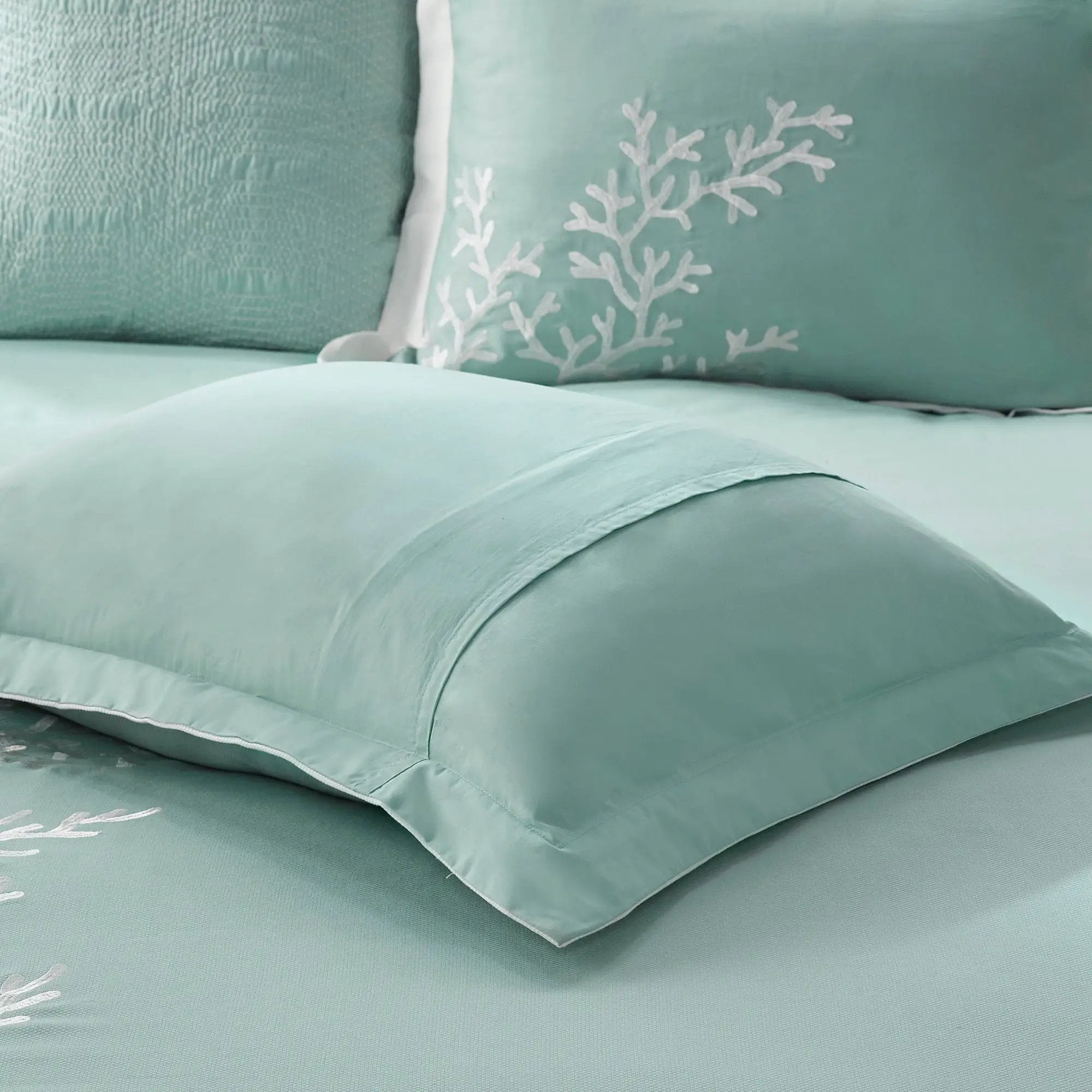 Duvet Cover Mini Set Aqua King/Cal King by HouseOfZazla