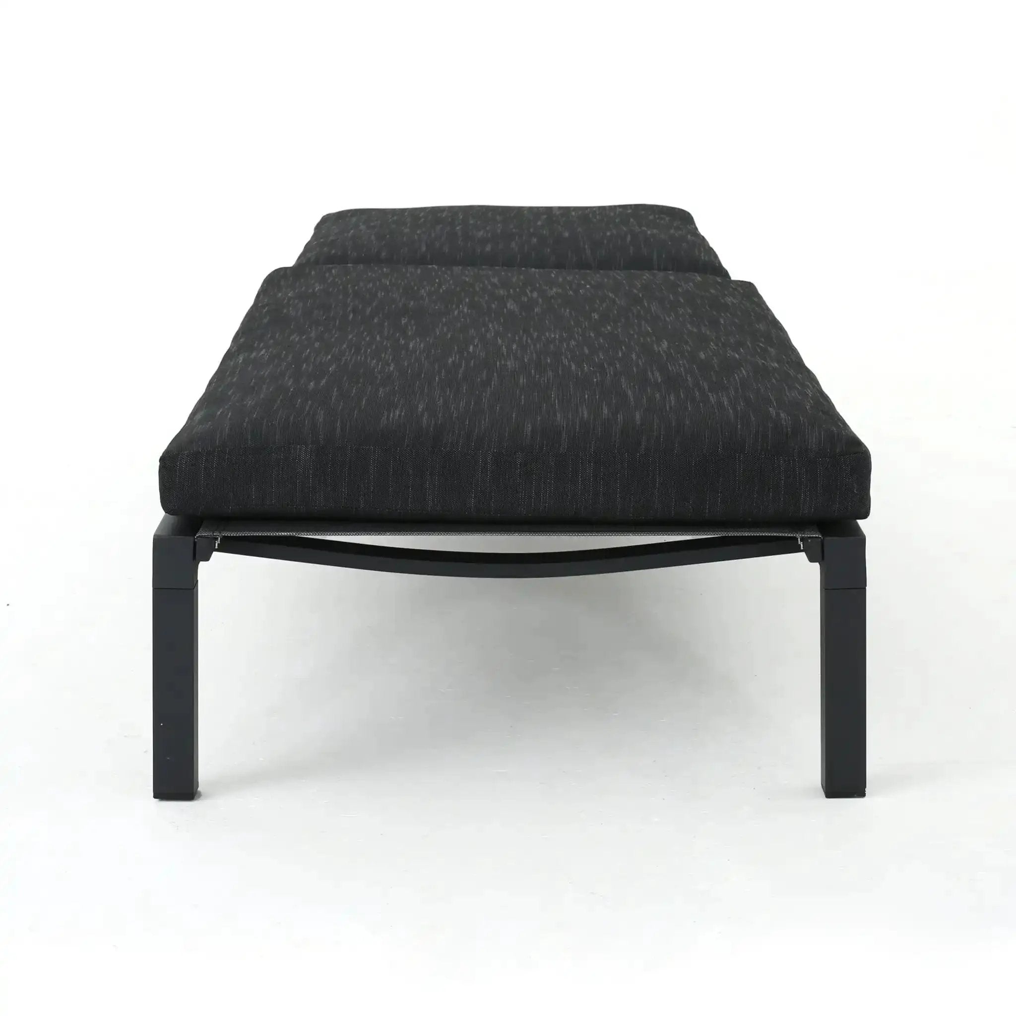 Modern Chaise Lounge with Water Resistant Fabric Cushions by HouseOfZazla