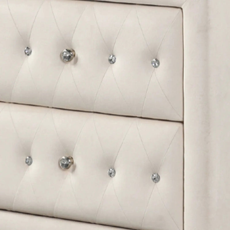Sophia - 2 Drawer Upholstered Nightstand by HouseOfZazla