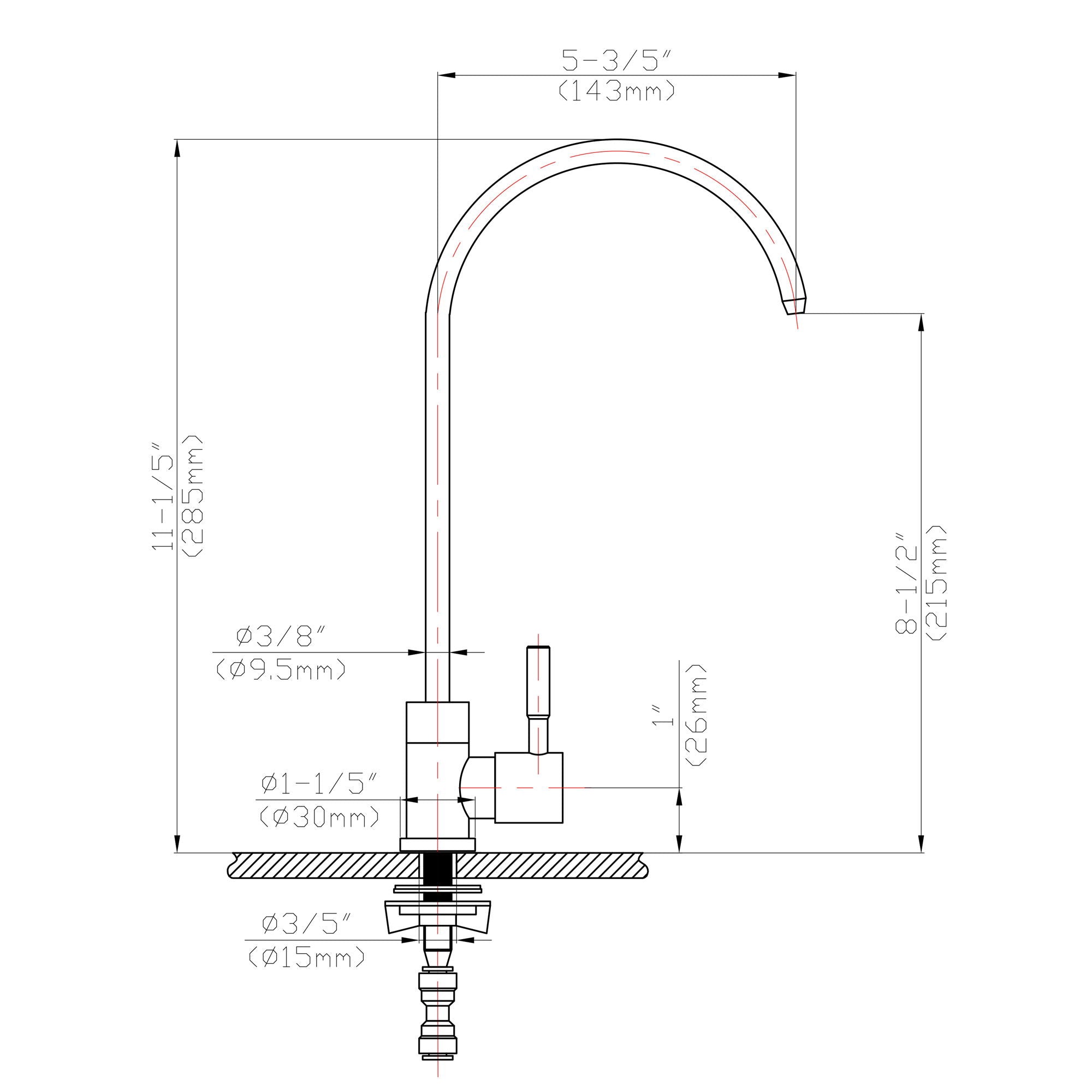 Modern Design, Lead Free Drinking Water Faucet - Brushed Nickel by HouseOfZazla