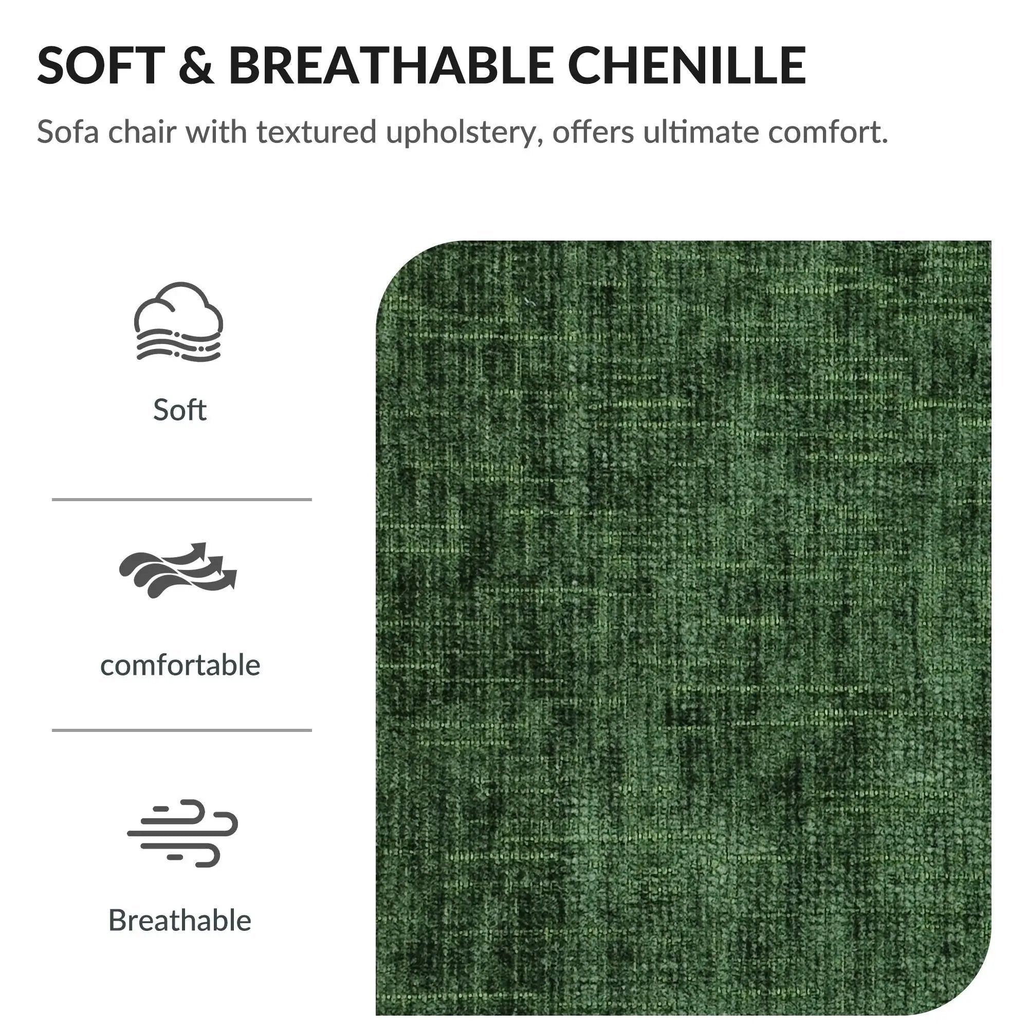 Fabric Sofa Bed With Cupholders And USB Charging Ports Chair For Living Room by Unique Piece Furniture