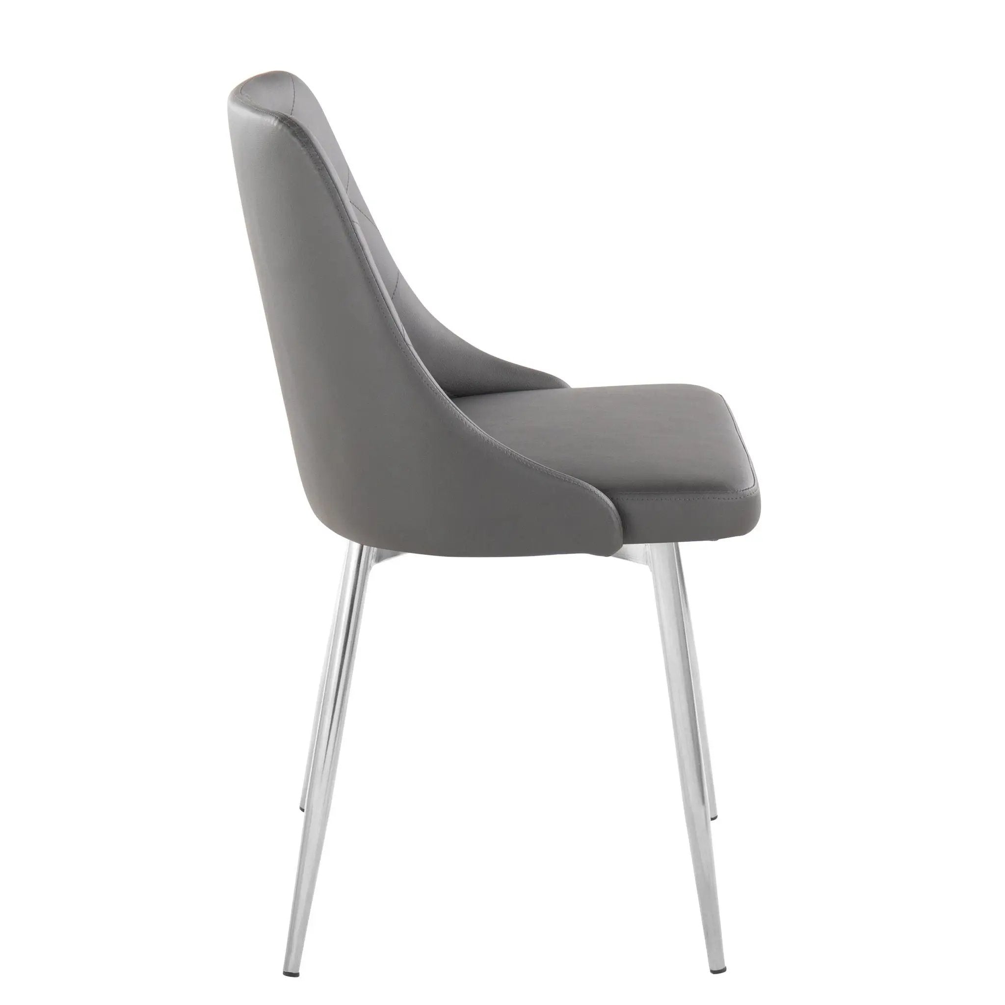 Marche - Contemporary Dining Chair With Metal Legs (Set of 2) by Unique Piece Furniture