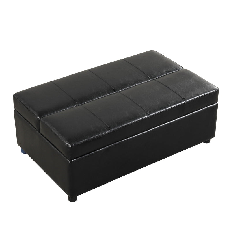 Twin Size Folding Ottoman Sleeper Bed With Mattress Convertible Guest Bed by HouseOfZazla