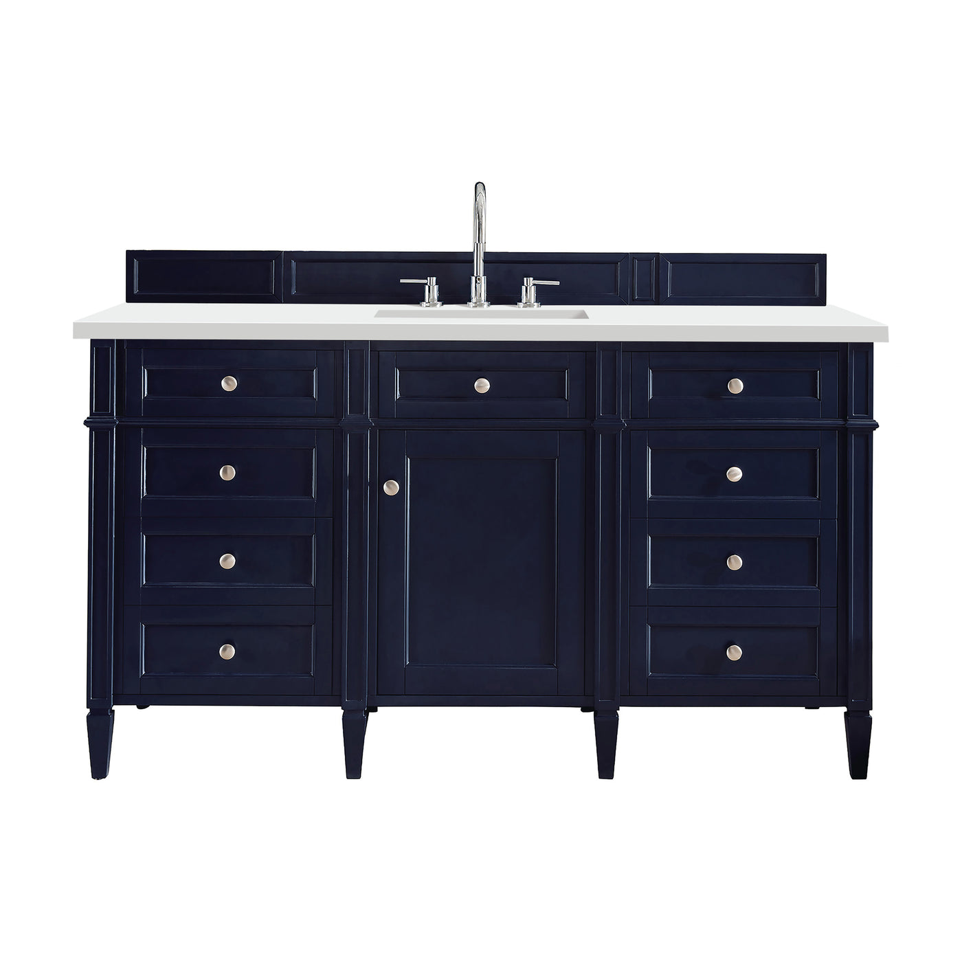 James Martin Brittany 60" Single Bathroom Vanity, Victory Blue, view 33