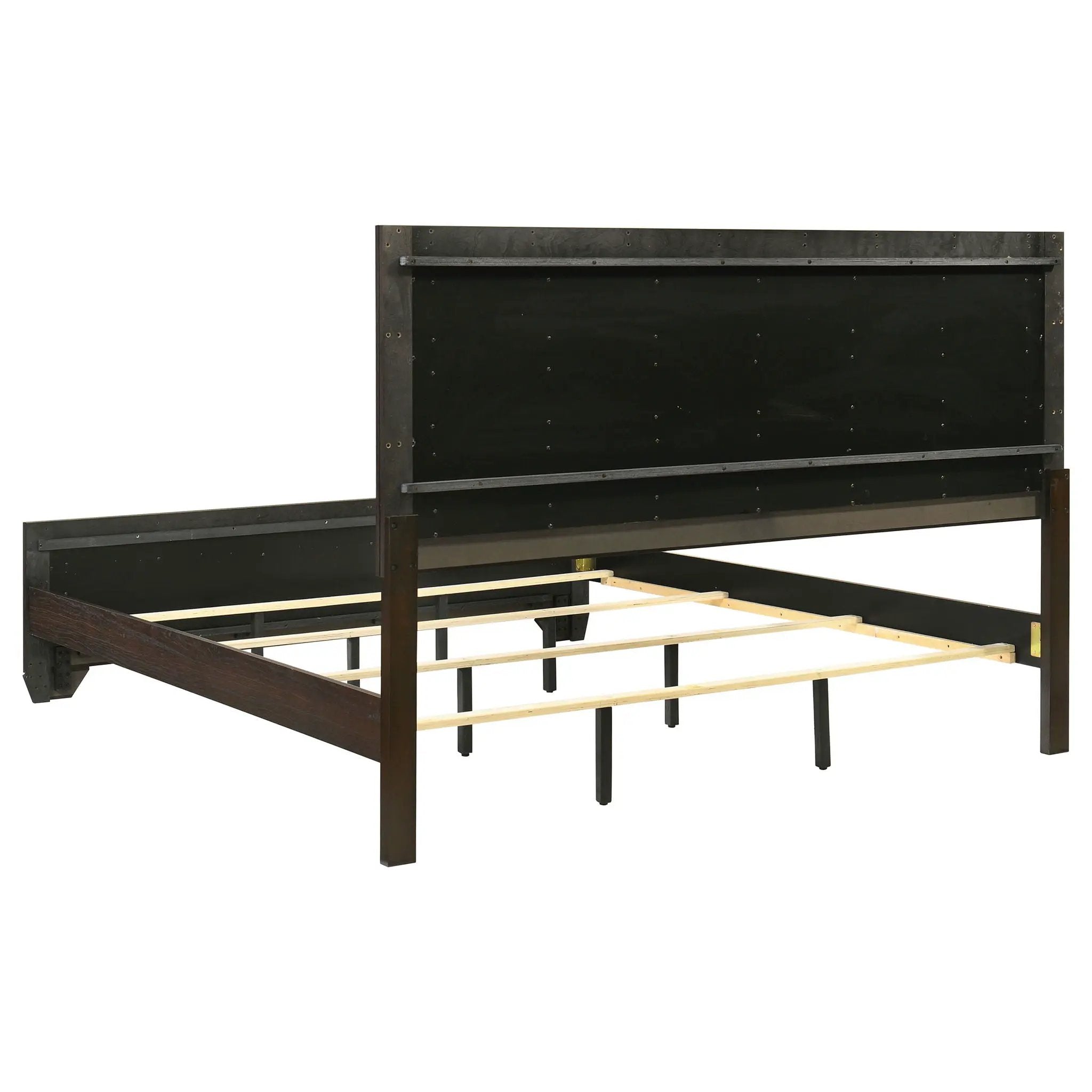 Kauffman 4-piece Eastern King Bedroom Set Dark Cocoa by Unique Piece Furniture