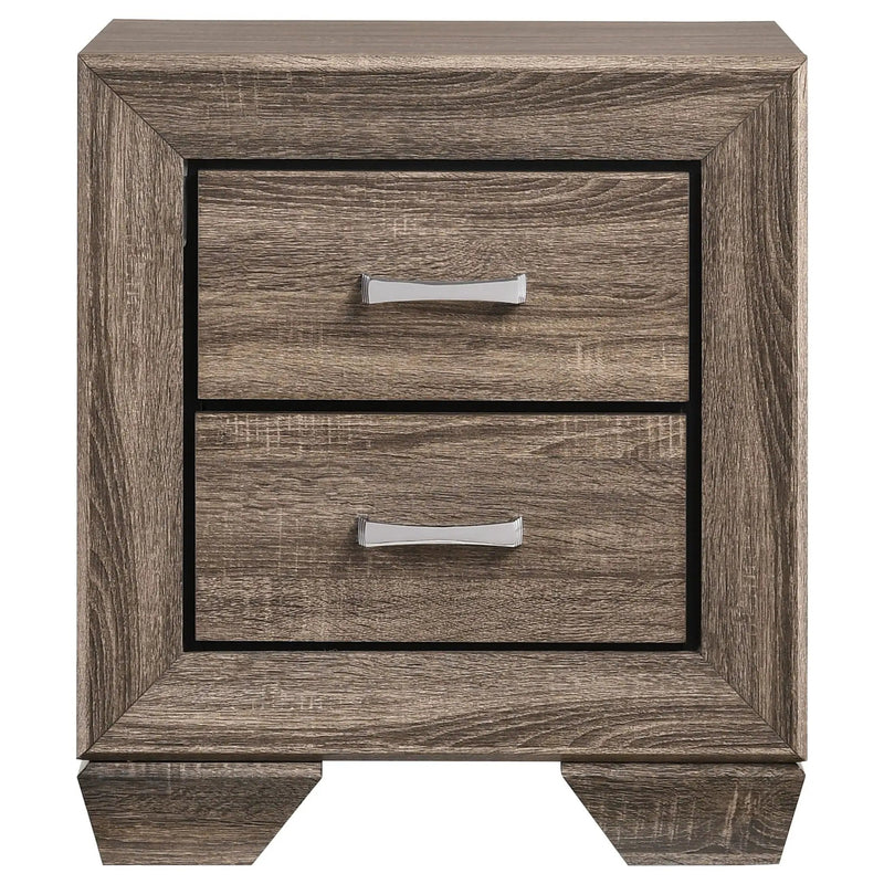 Kauffman 4-piece California King Bedroom Set Washed Taupe by Unique Piece Furniture