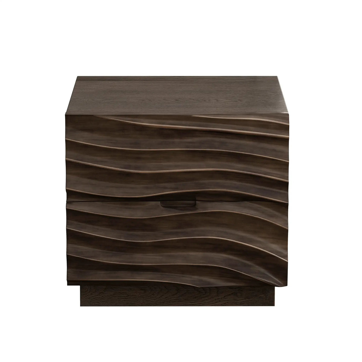Solid Wood Nightstands with 2 Drawers by HouseOfZazla