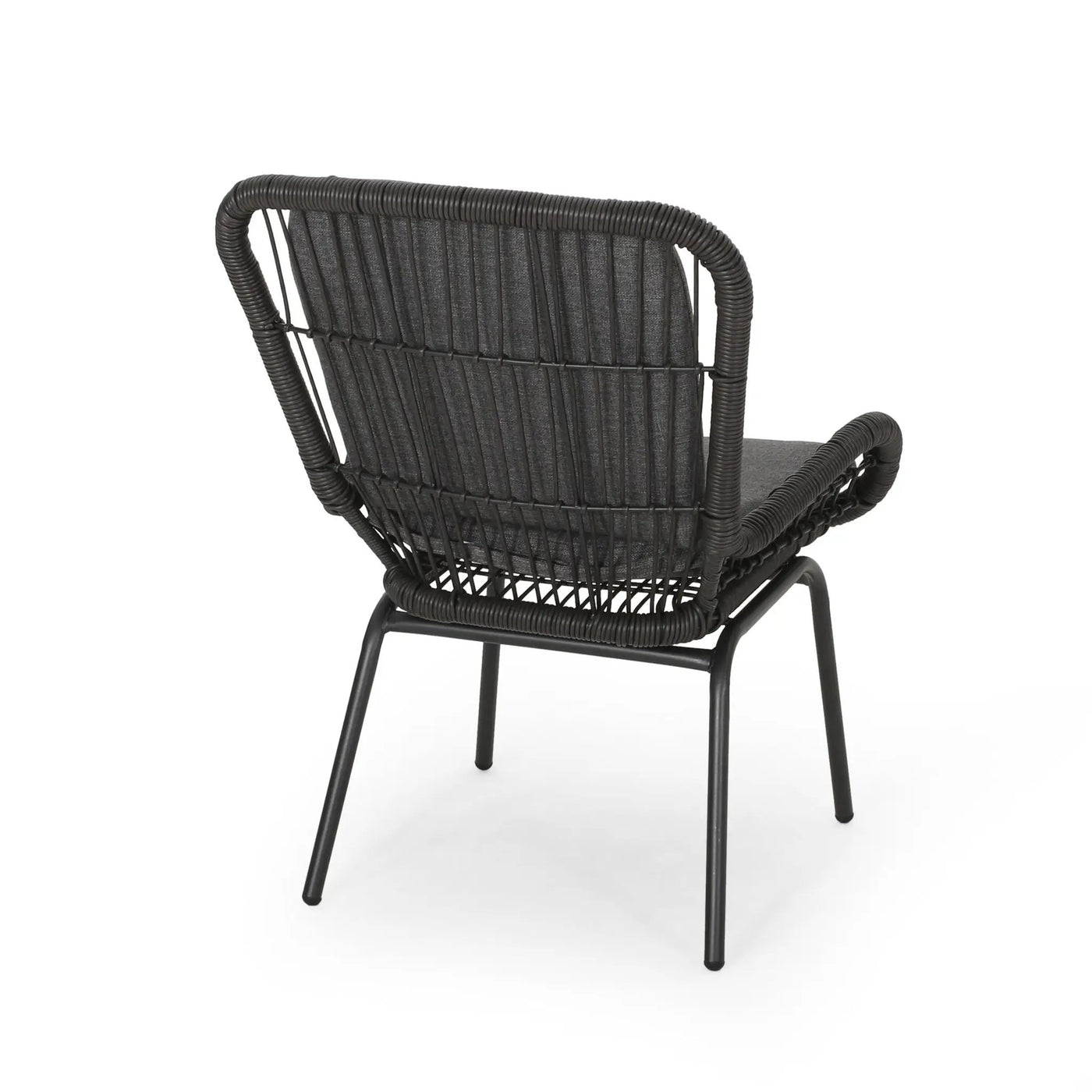 Outdoor Wicker Club Chair With Cushions (Set of 2) by HouseOfZazla