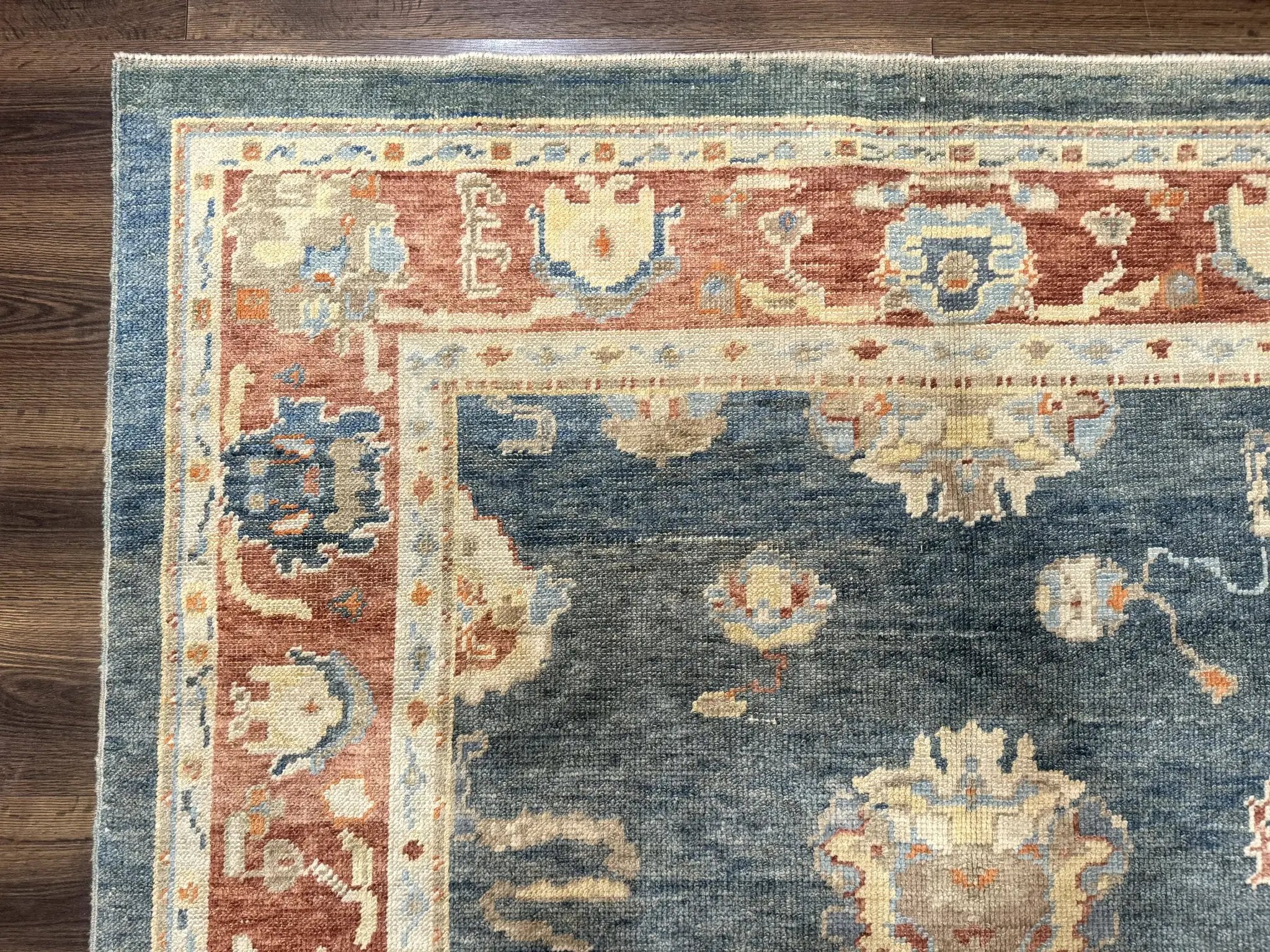 Turkish Oushak Rug 6x9, Sultanabad Carpet, Medium Size Oriental Rug by Jewel Rugs