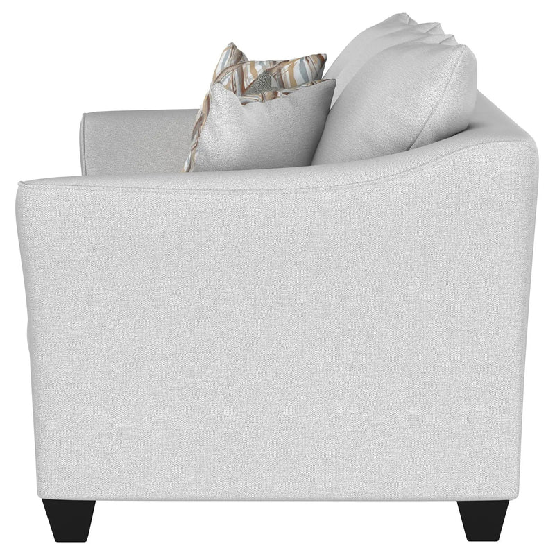 Salizar Upholstered Flared Arm Sofa Sand by Unique Piece Furniture