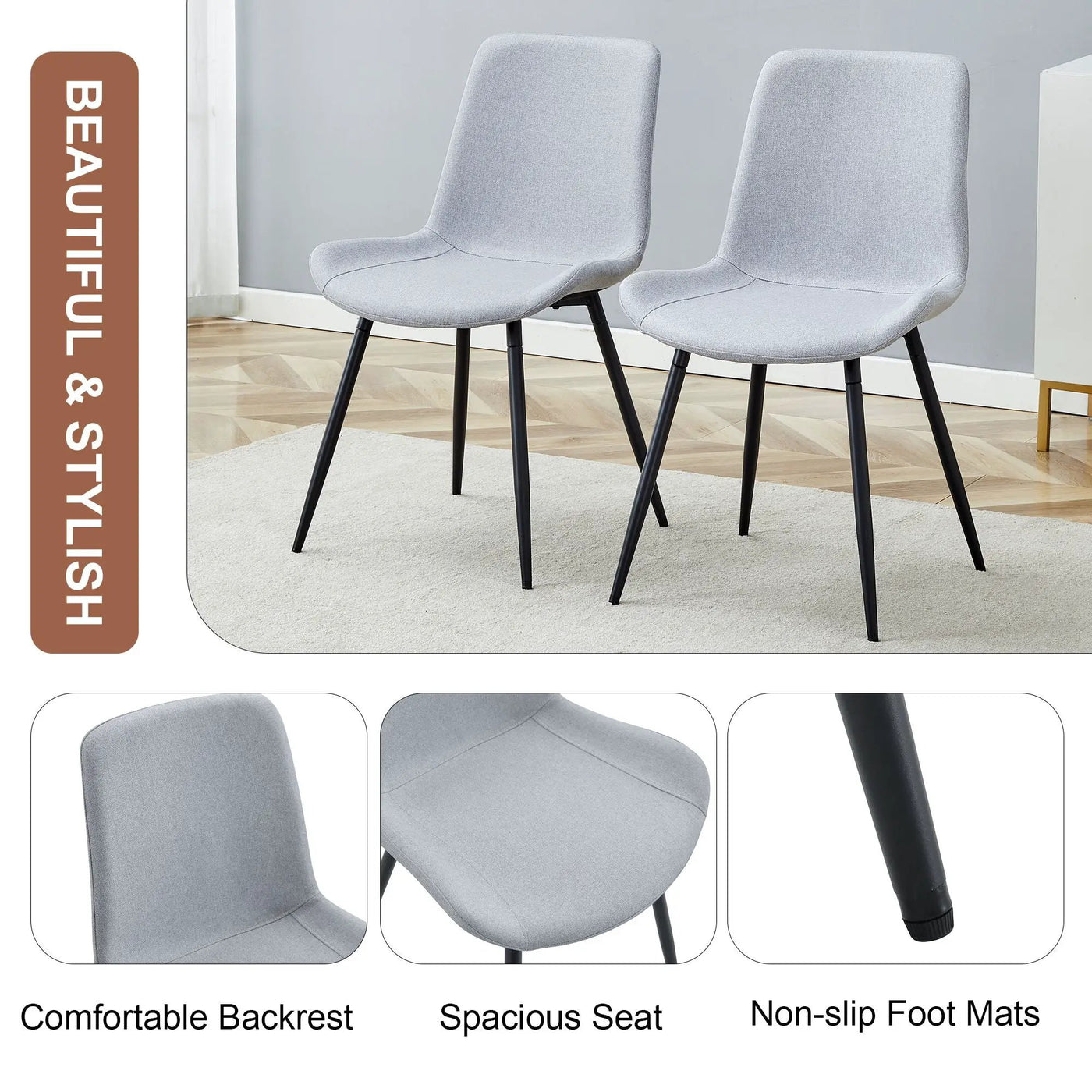 Modern Medieval Style Restaurant Cushioned Chairs With Suede Backrests by HouseOfZazla