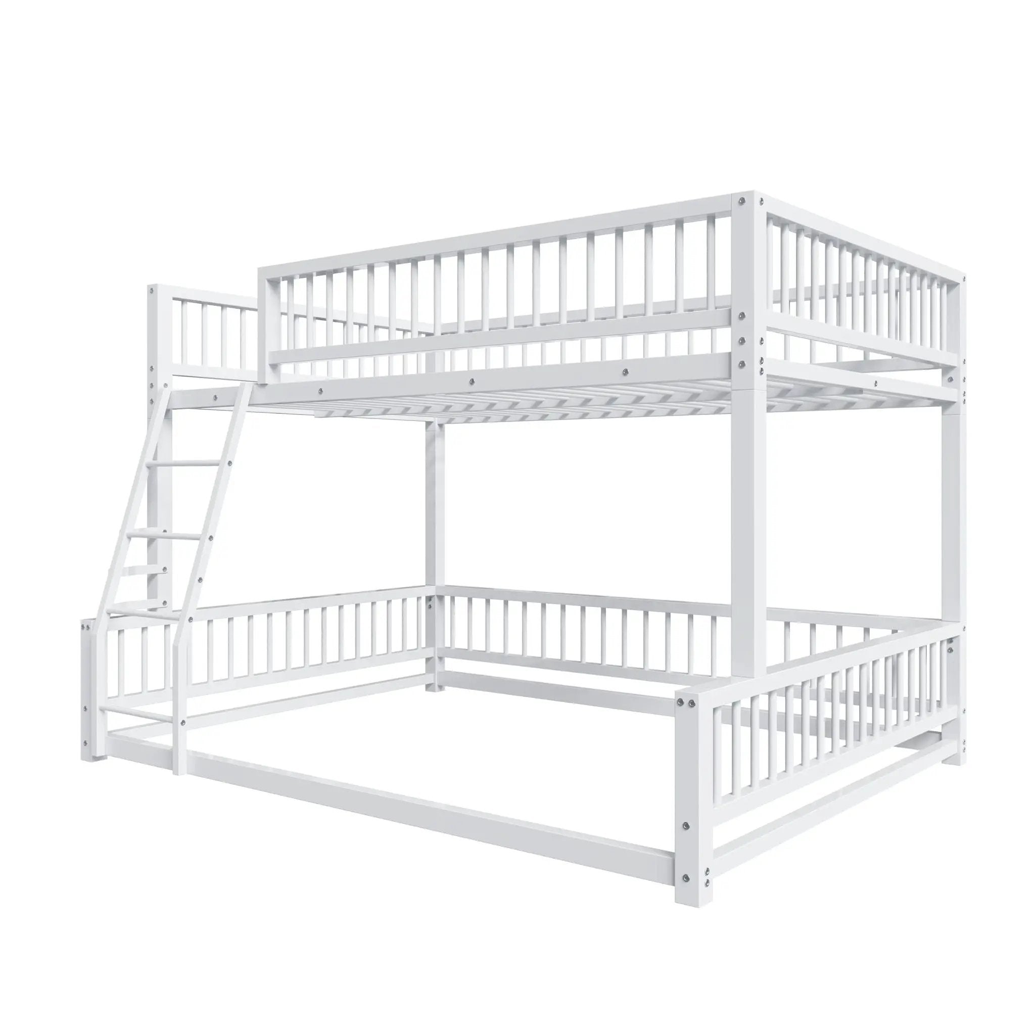 Bunk Bed With Ladder And Safety Guardrails by HouseOfZazla