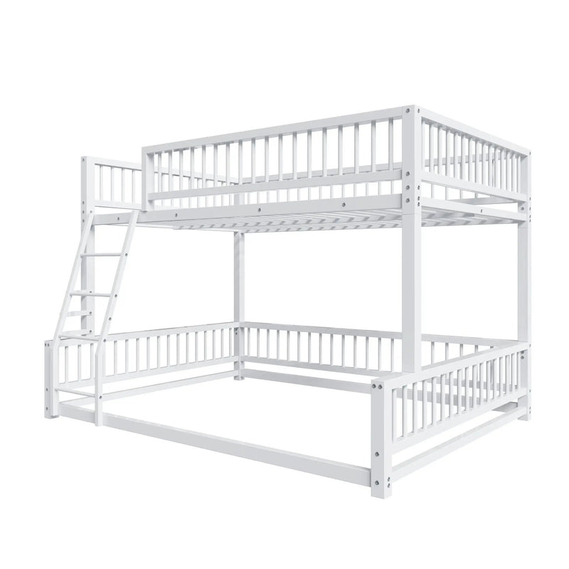 Bunk Bed With Ladder And Safety Guardrails by HouseOfZazla