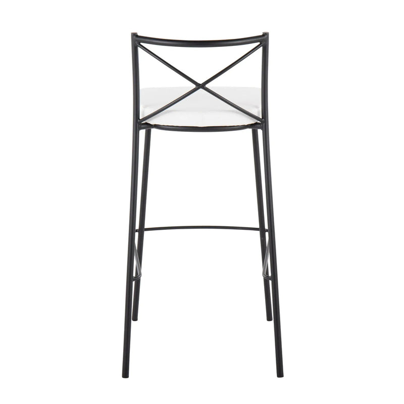Modern Charlotte - Contemporary Fixed Height Barstool (Set of 2) by Unique Piece Furniture
