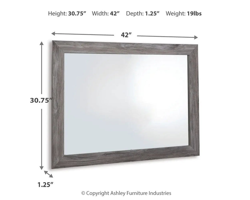 Bronyan - Bedroom Mirror - Dark Gray by Unique Piece Furniture