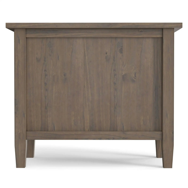 Ela - Narrow End Table - Brown by HouseOfZazla