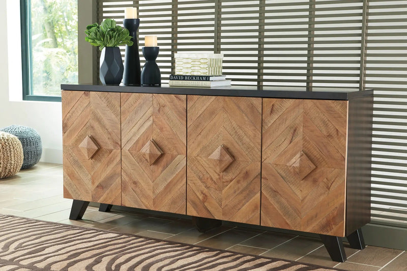 Robin Ridge - Accent Cabinet - Brown / Beige by Unique Piece Furniture