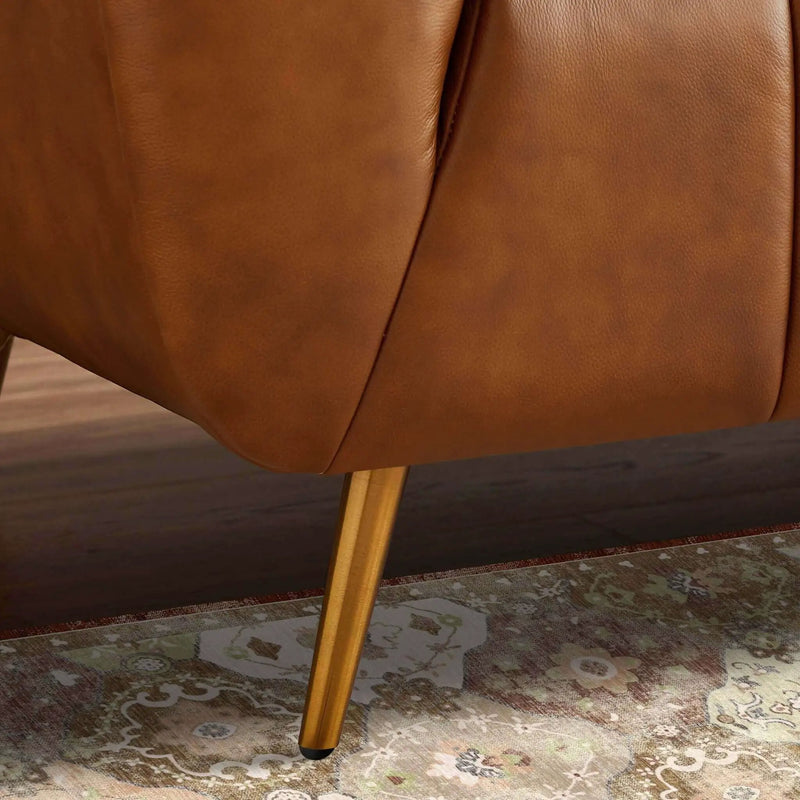 Ava - Sofa - Gold / Tan by HouseOfZazla