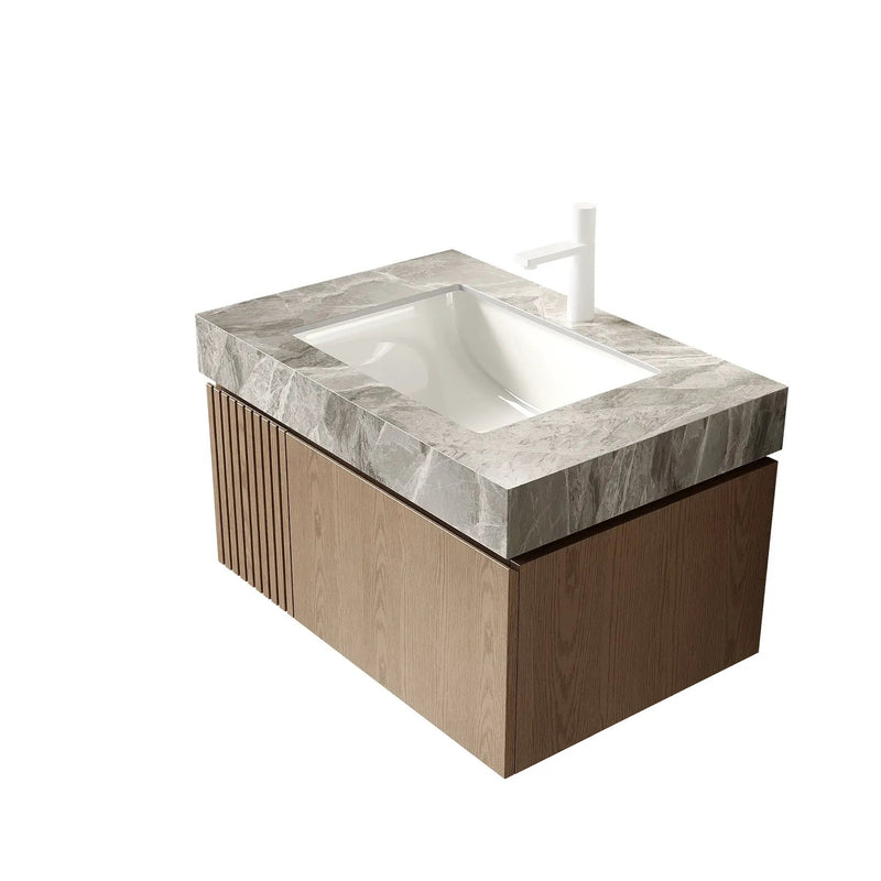 30" MURI Bathroom Sink in Light Gray by HouseOfZazla
