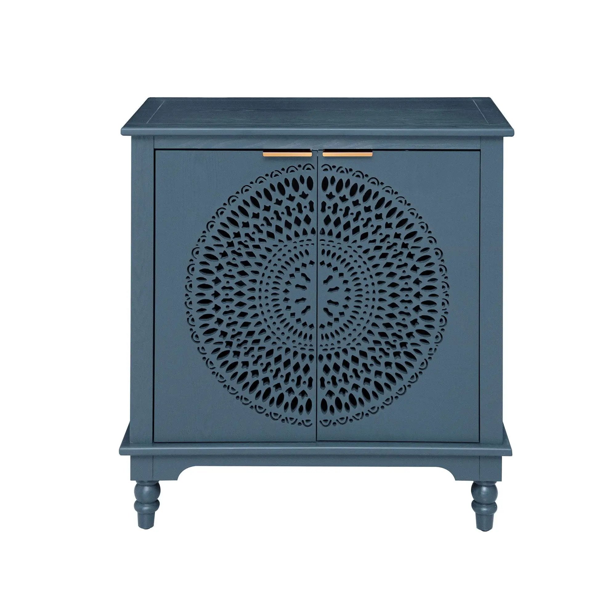Hollow - Carved 2 Doors Accent Cabinet by Unique Piece Furniture