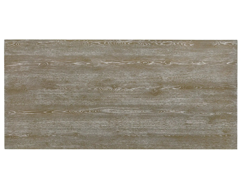 Gabrian 7 Pieces Dining Room Set - Reclaimed Wood, Beige / Gray by HouseOfZazla