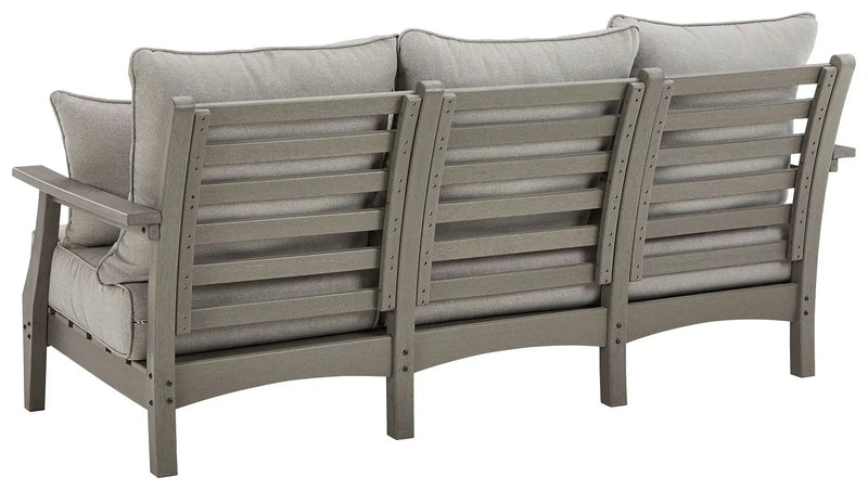Visola - Sofa with Cushion - Gray by Unique Piece Furniture