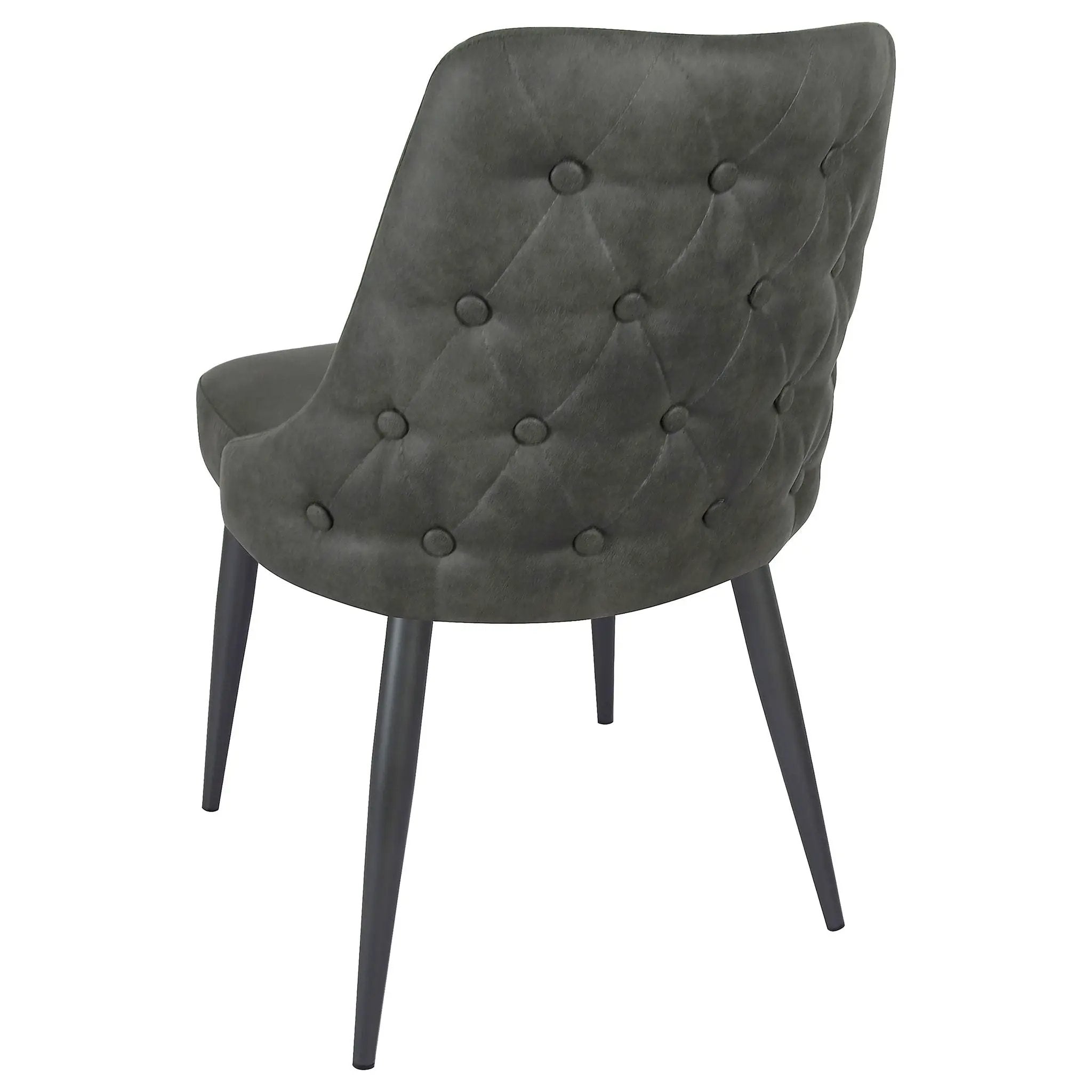 Cosmo Upholstered Dining Side Chair Grey (Set of 2) by Unique Piece Furniture