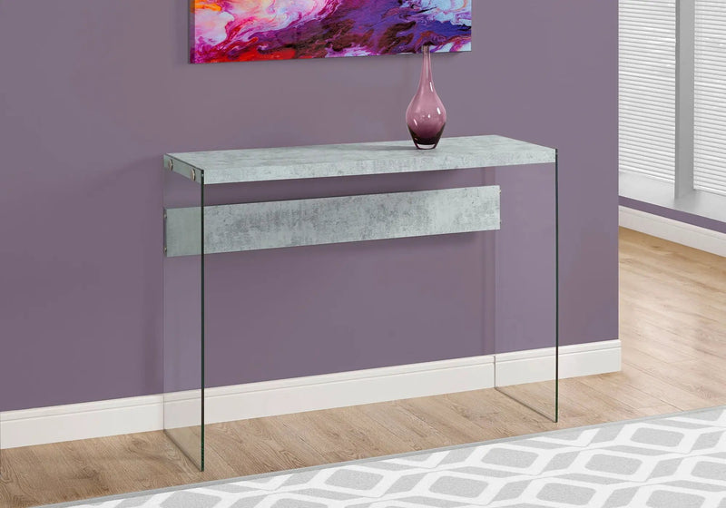 Accent Console Table For Entryway, Glossy Spacious Surface by Unique Piece Furniture
