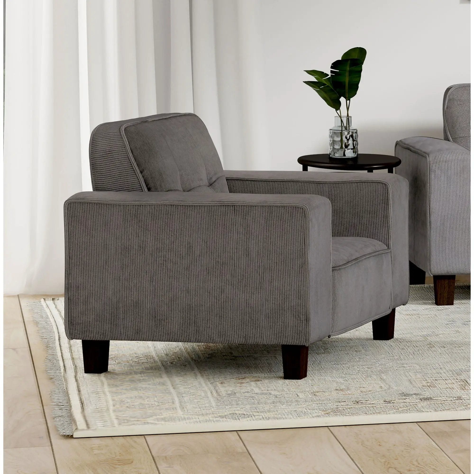 Dana - Track Arm Tufted Accent Chair by HouseOfZazla