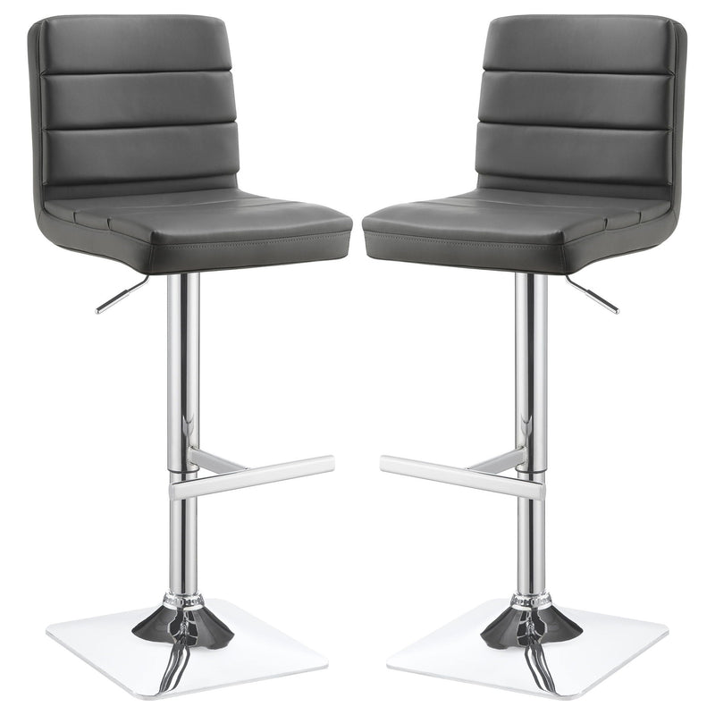 Adjustable Bar Stool (Set of 2) - Gray