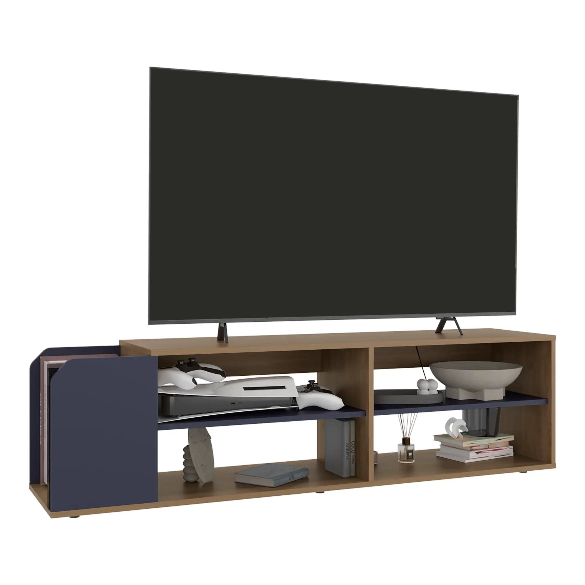 Solene TV Stand with Open Shelves by HouseOfZazla