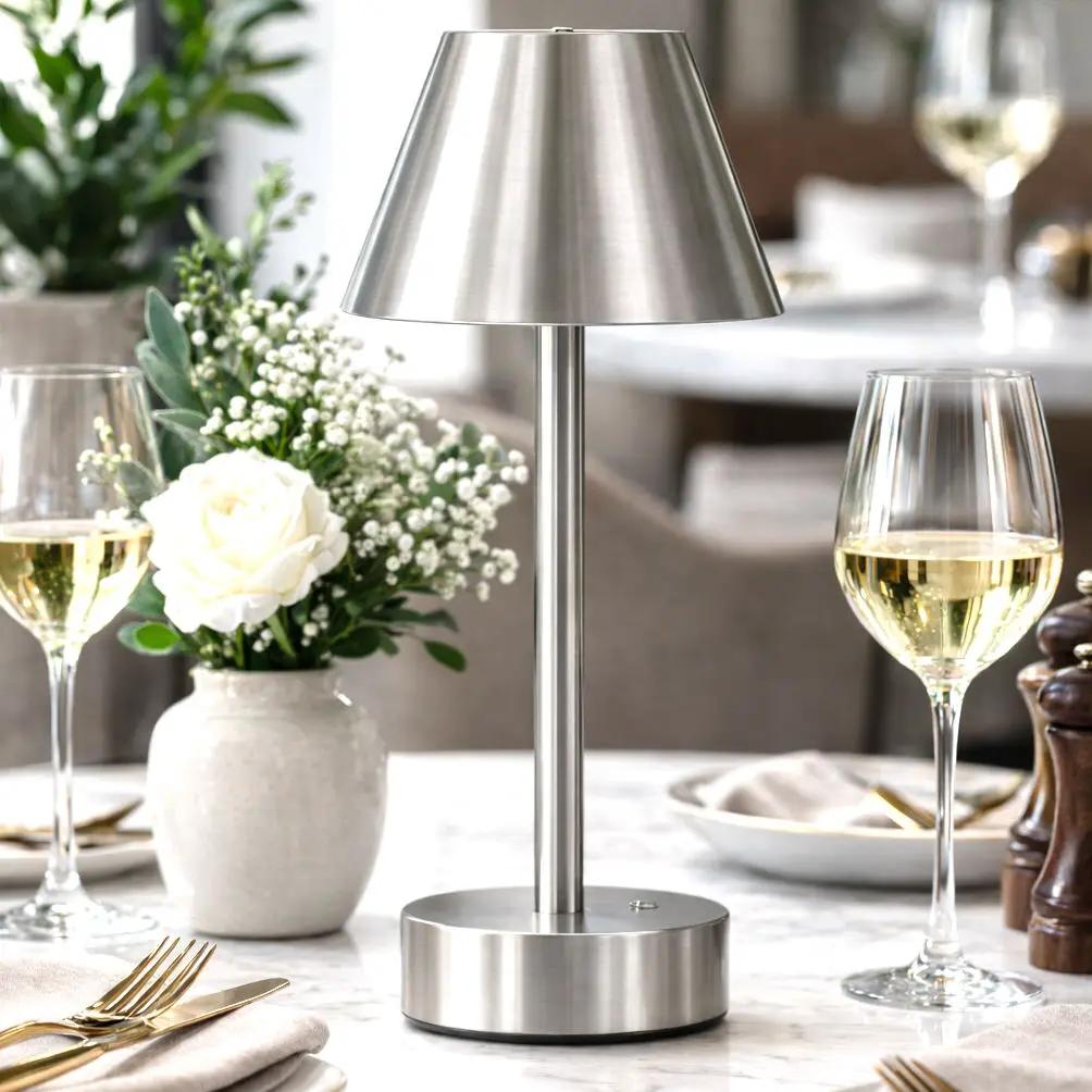 Elegance Rechargeable LED Table Lamp LED Touch Switch by HouseOfZazla
