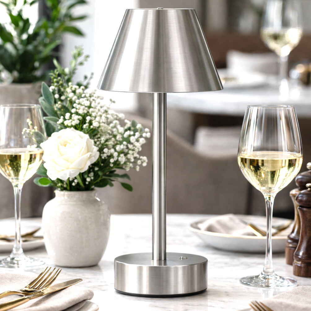 Elegance Rechargeable LED Table Lamp LED Touch Switch by HouseOfZazla