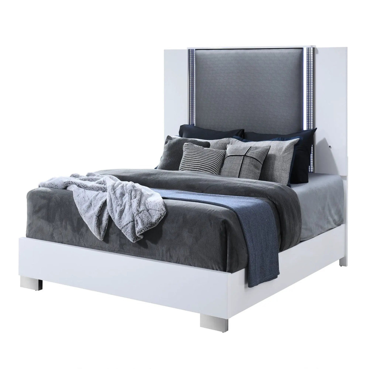 Moon - Bed & LED Accent Lighting by Unique Piece Furniture